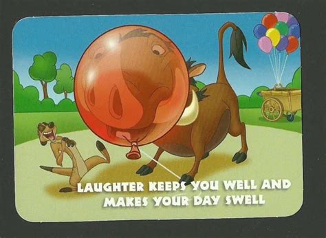 WALT DISNEY WORLD Lion King Timon & Pumba Wild About Safety Card Tip ...