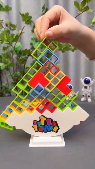 Tetris Tower Balance Game with Cards Battle Building Block Toys Early ...