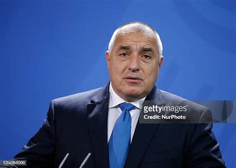 109 Bulgarian Prime Minister Boyko Borisov Meets German Chancellor ...