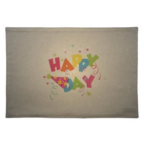 17 Best images about happy birthday placemats on Pinterest | Birthday ...