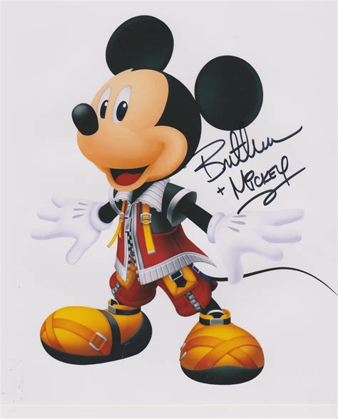 Bret Iwan voice of Mickey Mouse signed 8x10 photo - Fanboy Expo Store