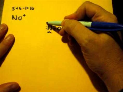 Lewis Dot Structure of NO+ (Nitrosonium Ion) - YouTube