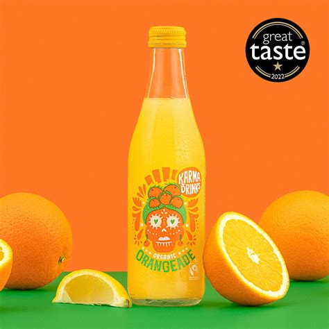 Orangeade [24 Bottles] | Karma Drinks UK