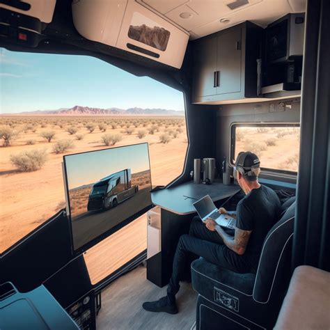 Tesla Semi Truck Interior Sleeper | Cabinets Matttroy