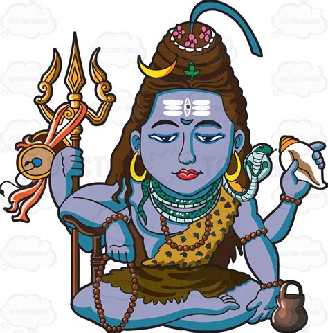 The Hindu God Vishnu Hindu Gods Cartoon Eyes Drawing - vrogue.co