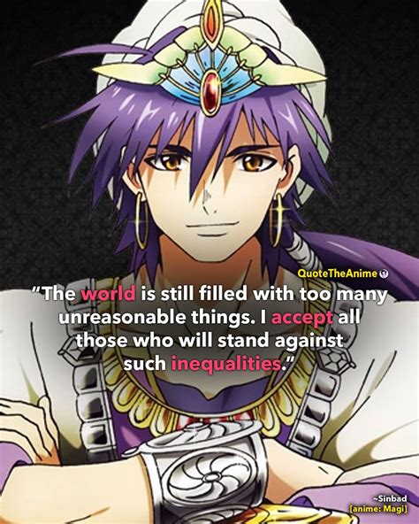 10+ Powerful Magi Quotes (Images) - QTA | Manga quotes, Magi, Anime magi