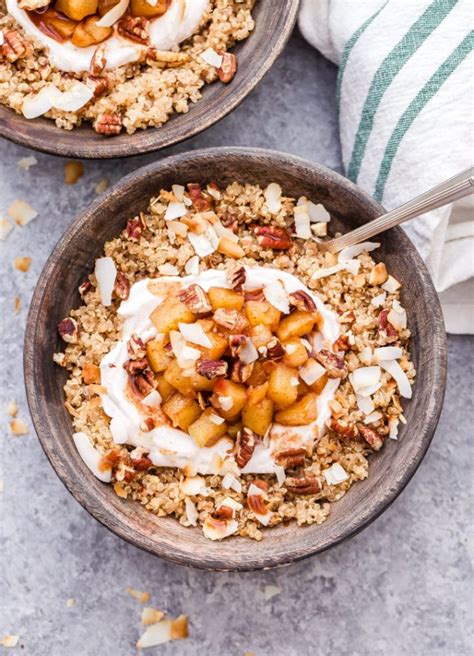 Apple Cinnamon Quinoa Breakfast Bowls - Recipe Runner