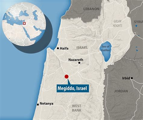 Tel Megiddo Map