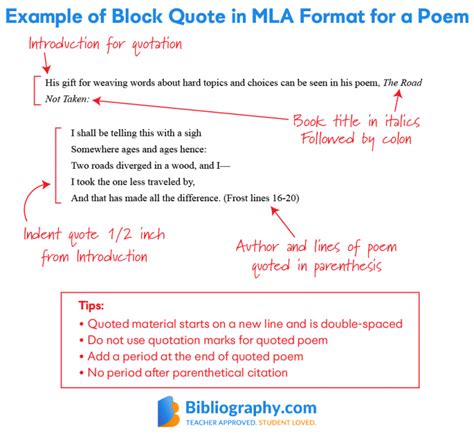 Tips on Citing a Poem in MLA Style | Bibliography.com