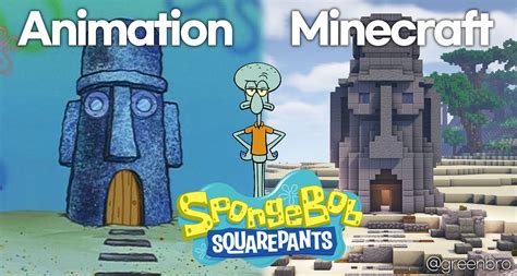 -Tutorial- spongebob squidward house : r/Minecraftbuilds