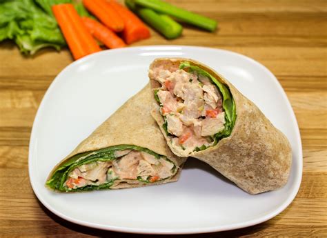 Buffalo Chicken Salad Wrap