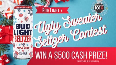 Bud Light Ugly Sweater Seltzer Contest! | KROX - Austin, TX