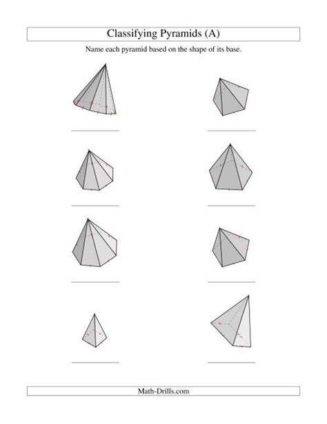 43 prisms and pyramids worksheet - Worksheet Master