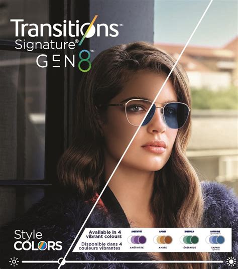 Essilor Canada Launches Transitions® Signature® GEN 8 in New Colours ...