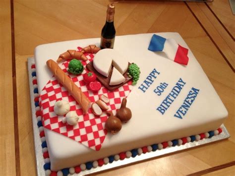 "All things French" | French cake, Cake, Happy 50th birthday