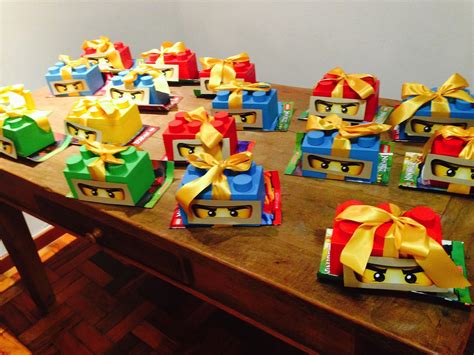 Lego Ninjago party favors | Fiesta de cumpleaños ninjago, Fiesta de cumpleaños infantil, Fiesta ...