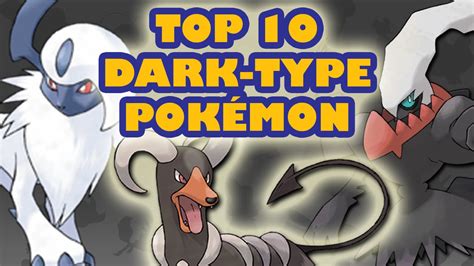 Top 10 Dark-Type Pokémon - YouTube