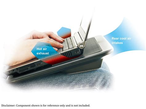 Cooler Master NotePal LapAir Laptop Lap Desk with Pillow Cushion and ...