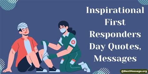 Inspirational First Responders Day Quotes, Messages