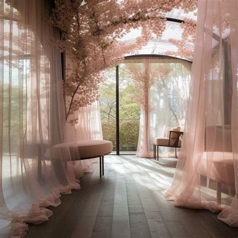 Cherry Blossom House on Behance in 2024 | Blossom house, Cherry blossom bedroom, Dream house ...