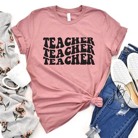 Retro Teacher Shirt Back to School Shirt Teacher Shirt New | Etsy