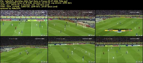 Italy vs France Full Match World Cup 2006 Final • fullmatchsports.com