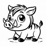 Warthog Coloring Pages 18  Gem sketch template