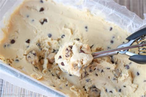Chocolate Chip Cookie Dough Ice Cream - Celebrating Sweets