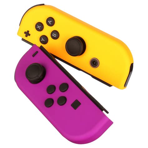 Buy Nintendo Switch Joy-Con Pair, Neon Purple and Neon Orange Online at ...