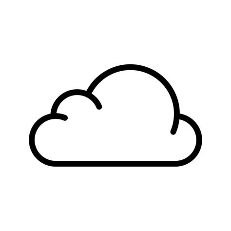 cloud vector icon 7141788 Vector Art at Vecteezy