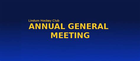 Lindum HC's 2016 AGM » Lindum Hockey Club