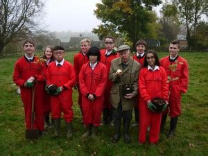 Sibford School Pupils Plant Trees of Knowledge