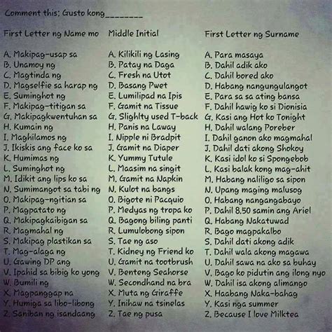 Funny Names For Games Tagalog - img-klutz