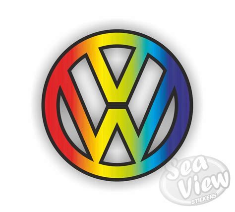 Large VW Rainbow Logo