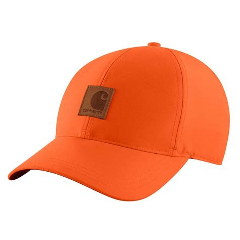 Carhartt Men's Ofa Hunter Orange Polyester Upland Cap-102819-822 - The Home Depot