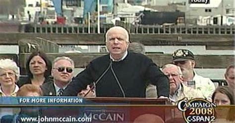 John McCain 2008 Presidential Campaign Announcement | C-SPAN.org