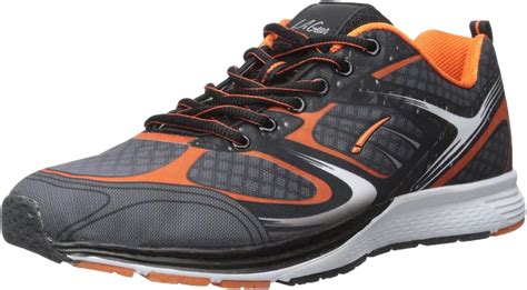 Amazon.com | LA Gear Men's Sprint-M Running Shoe, Grey/Orange, 7.5 M US | Running