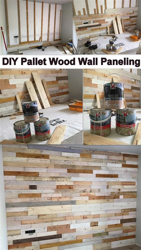 DIY Pallet Wood Wall Paneling | Pallet Ideas