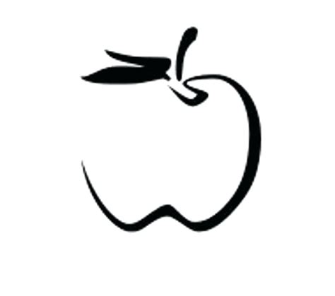 Apple Outline Vector at Vectorified.com | Collection of Apple Outline ...