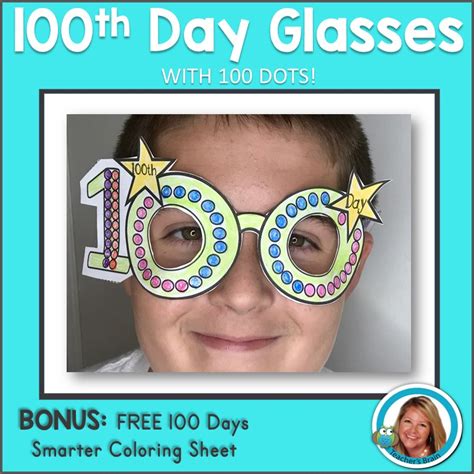 100th Day of School Activity Glasses Craft - Teacher's Brain