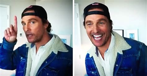 Matthew McConaughey Shares First Post On Instagram, Instantly Gets 1.6 ...