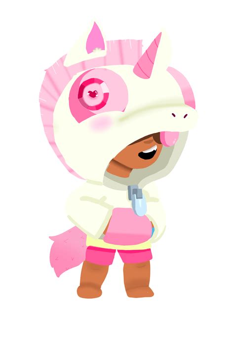 Unicorn Costume Leon! Brawl Stars Skin Idea : r/Brawlstars