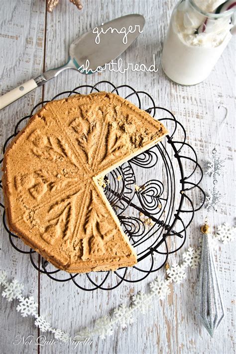 Ginger Shortbread @ Not Quite Nigella