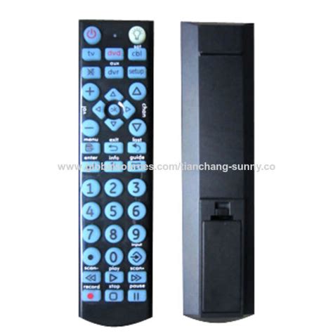 Buy Wholesale China Big Button Remote Control With Blue Led Backlight, Abs Case & Big Button ...