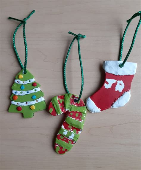 Simple Raised Clay Ornaments - The Secret Life of Homeschoolers