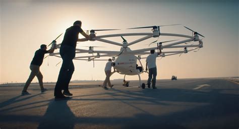 Experience Dubai's Flying Taxi Drone, the Volocopter, in 360 Degrees ...