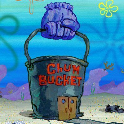 The Chum Bucket | Ideias para desenho, Disney desenhos, Bob esponja