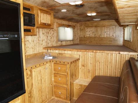 Pine Living Quarters | Cargo trailer camper, Cargo trailer camper ...