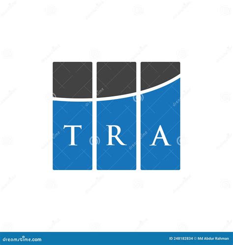 TRA Letter Logo Design on WHITE Background. TRA Creative Initials ...