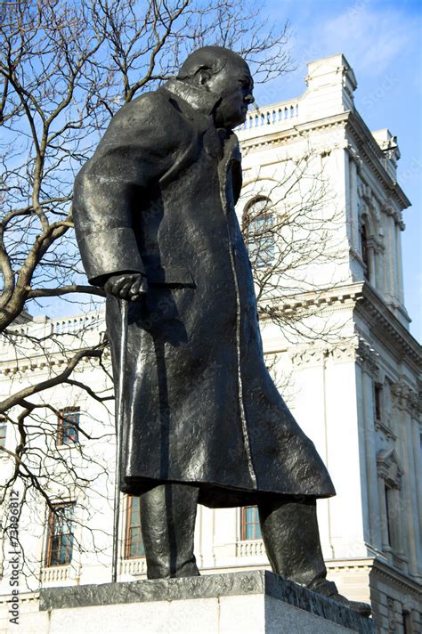 Winston Churchill statue Stock Photo | Adobe Stock